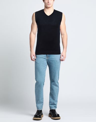 Man Sweater Midnight blue Size M Viscose, Polyamide