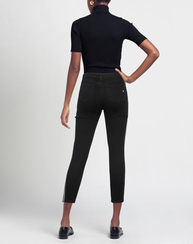 Woman Jeans Black Size 28 Cotton, PES