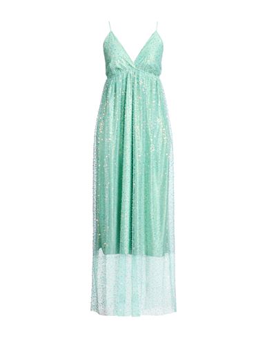 Woman Maxi dress Turquoise Size 6 Polyester