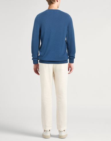 Man Sweater Slate blue Size 46 Cashmere