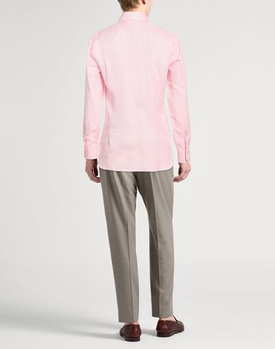 Man Shirt Pink Size 17 Cotton