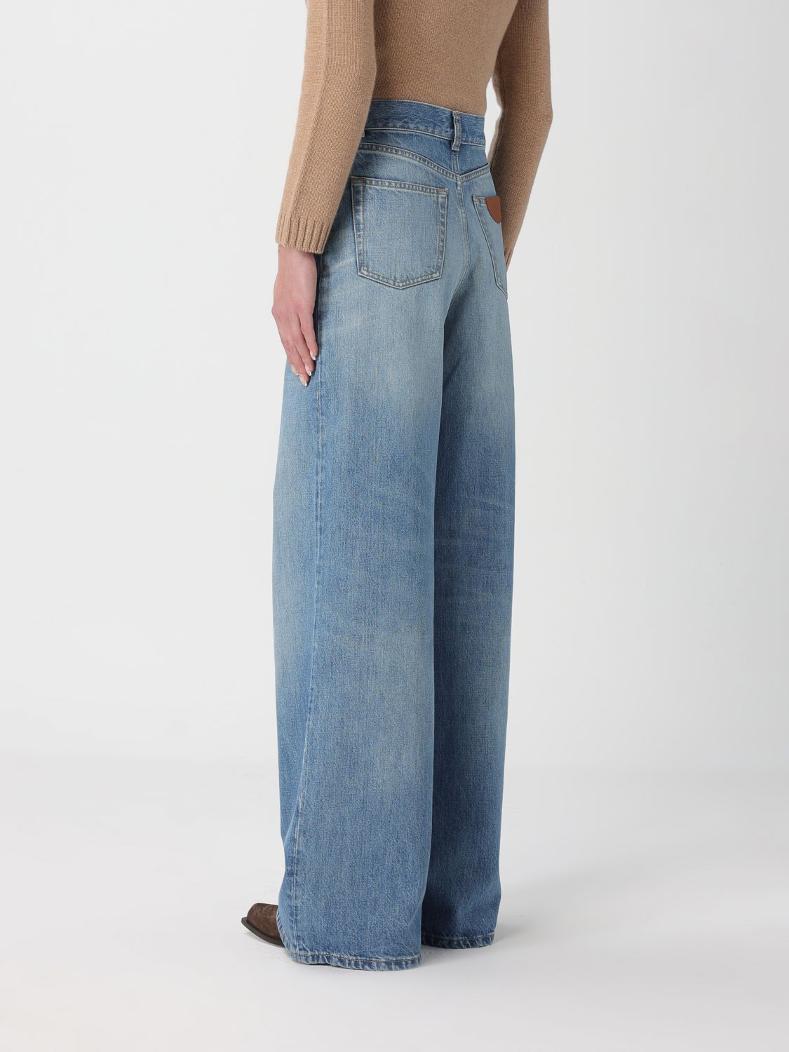 Jeans CHLOÉ Woman color Gnawed Blue