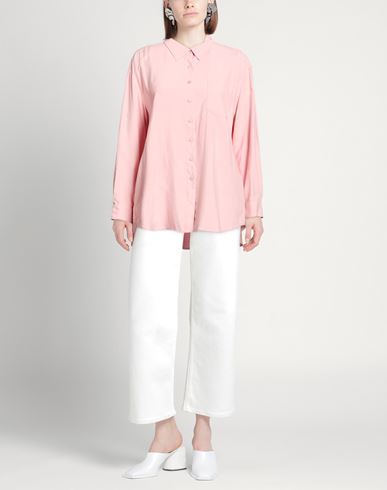 Woman Shirt Pink Size L Silk