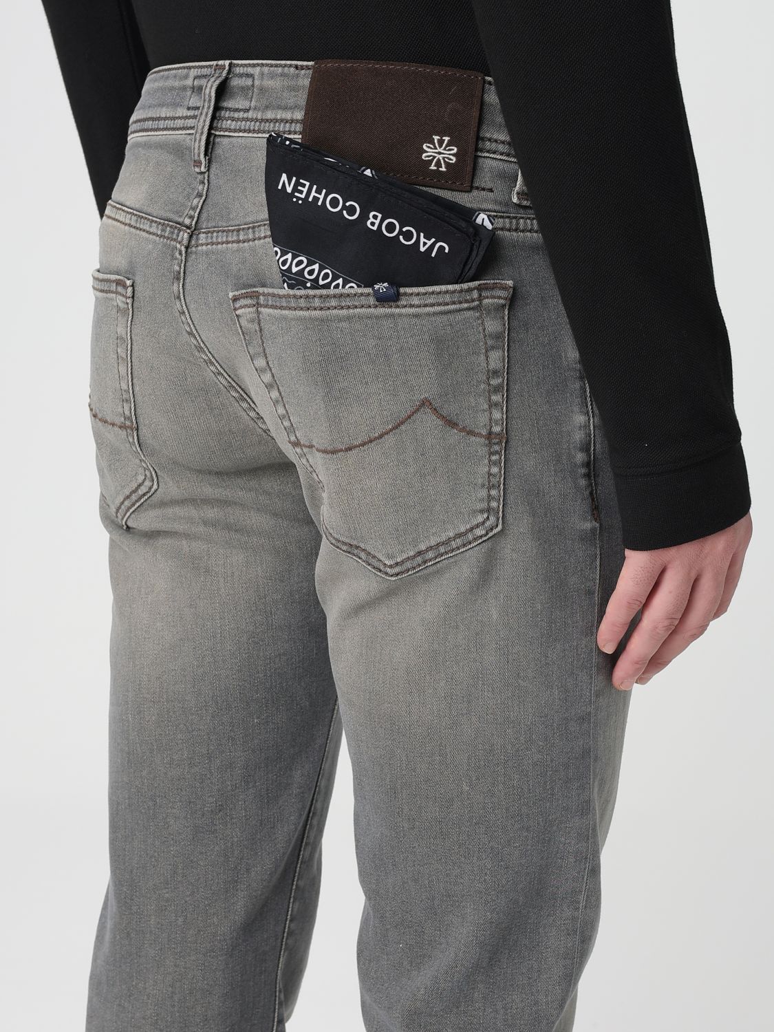 Jeans Men color Grey