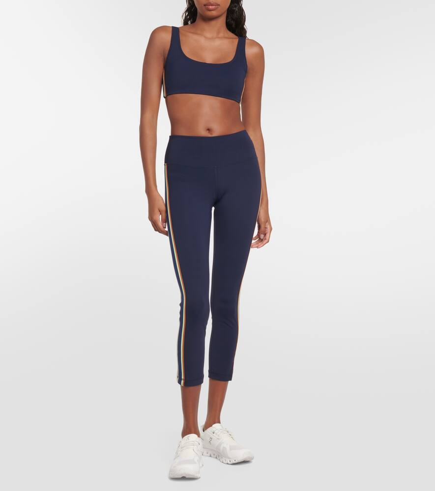 High-rise jersey leggings