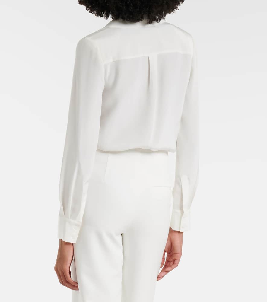 Silk satin bodysuit