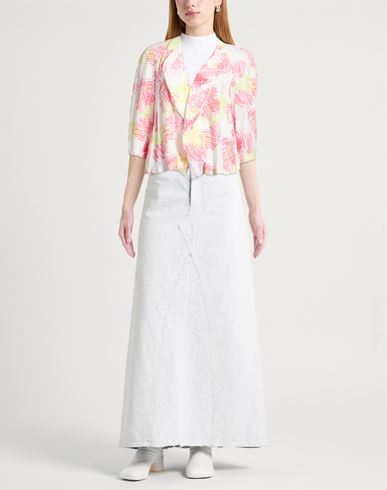 Woman Jacket White Size 10 Viscose