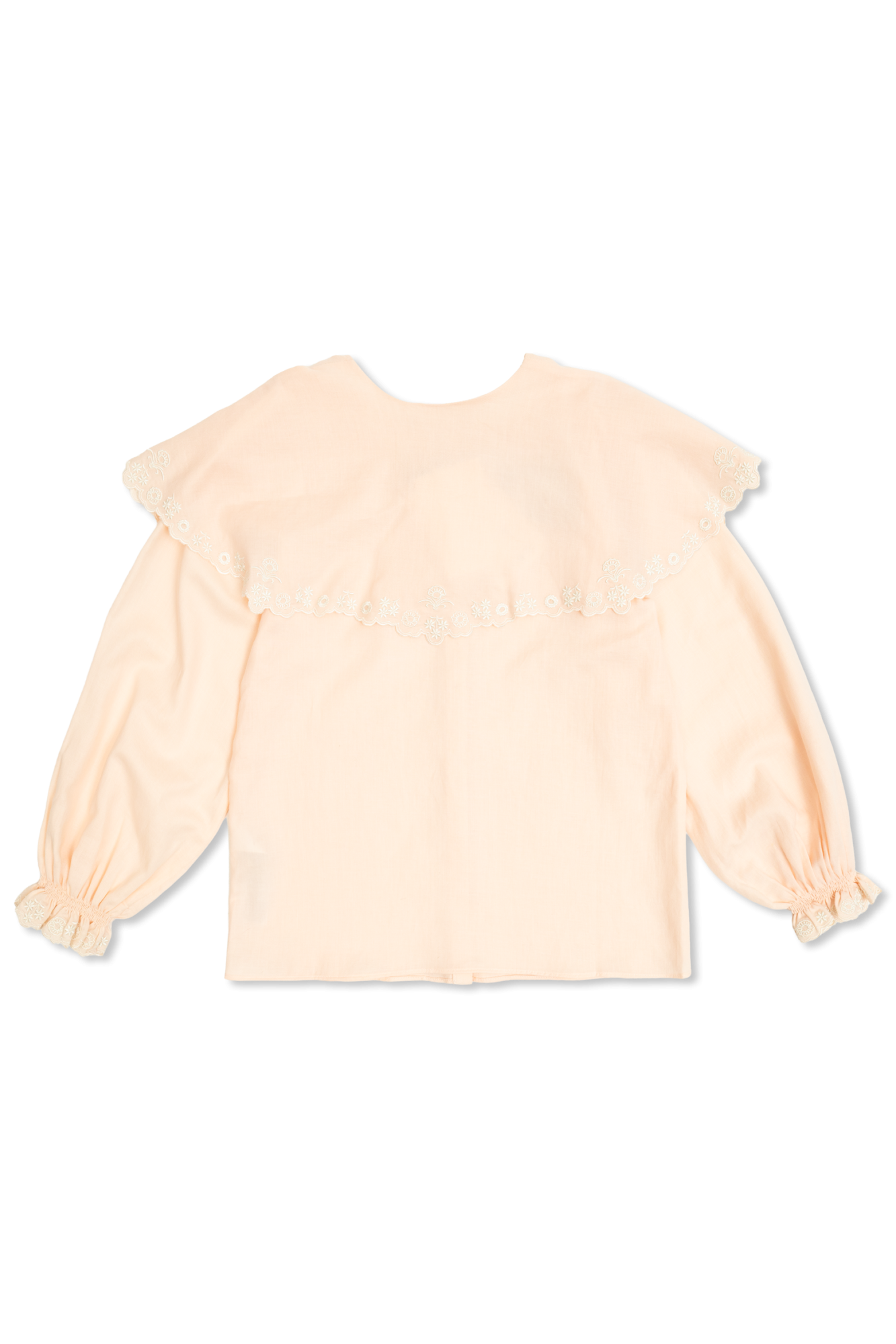 Shirt With A Wide Collar, Unisex, Pink