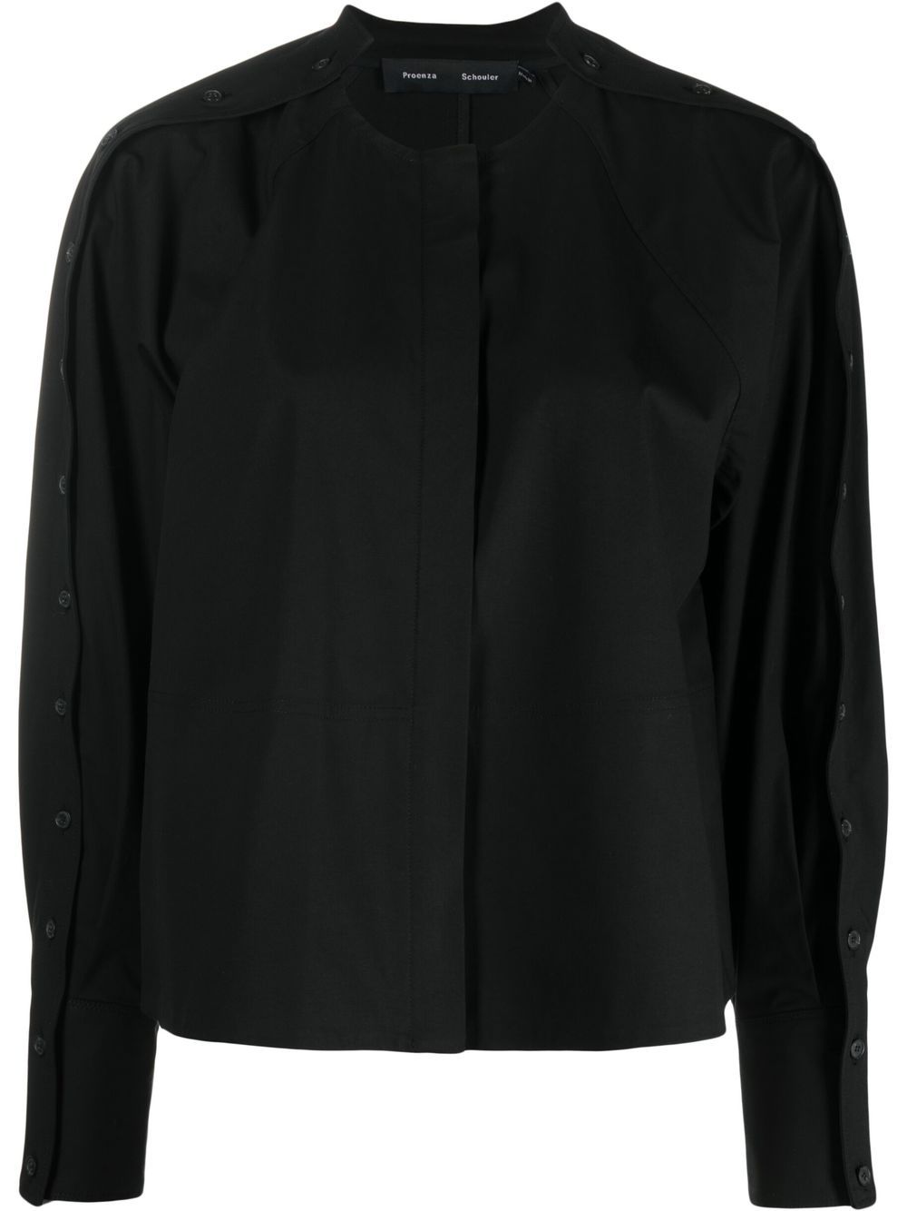 Buttoned sleeves blouse