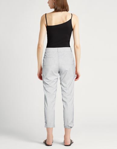 Woman Pants Light grey Size 10 Polyester, Viscose, Elastane