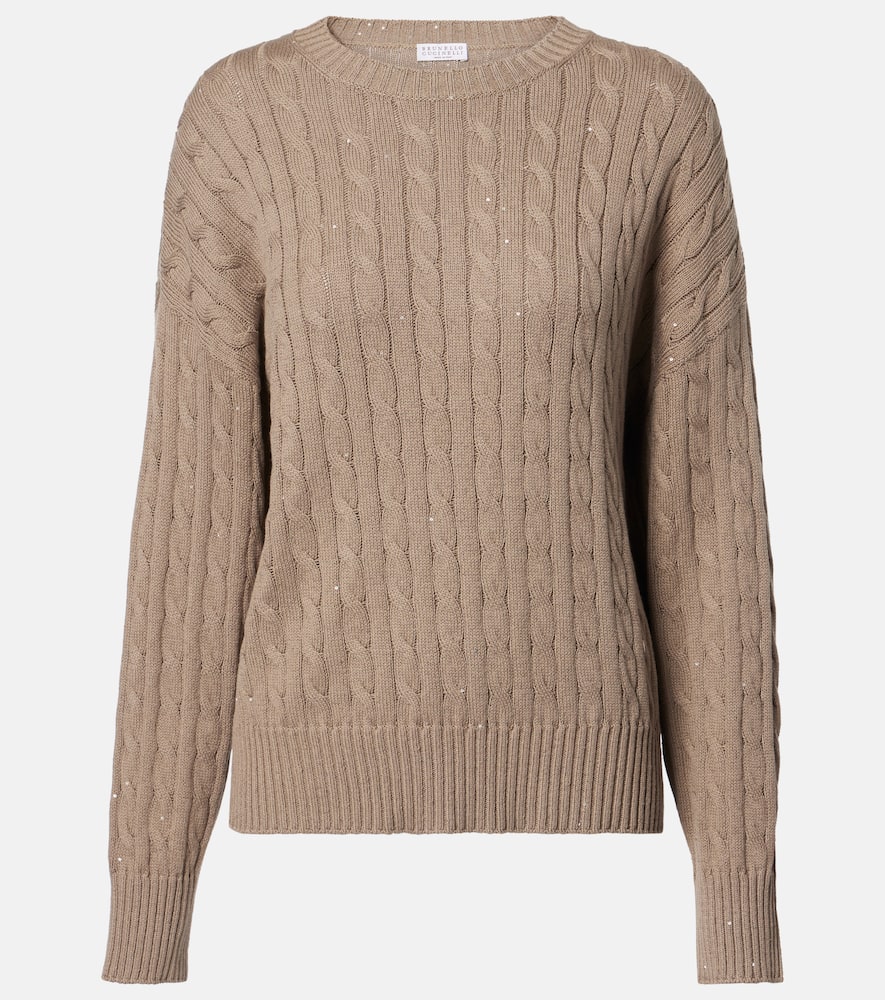 Cotton-blend sweater
