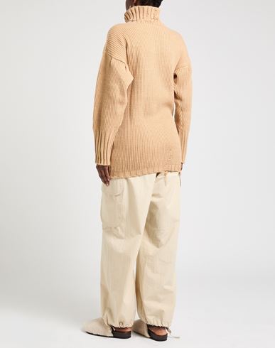 Woman Turtleneck Sand Size S Acrylic, Polyester