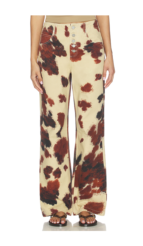 ALLSAINTS Tay Carpenter Wide Leg in Tan,Brown. 24. Also , 26, 27, 28, 29, 30