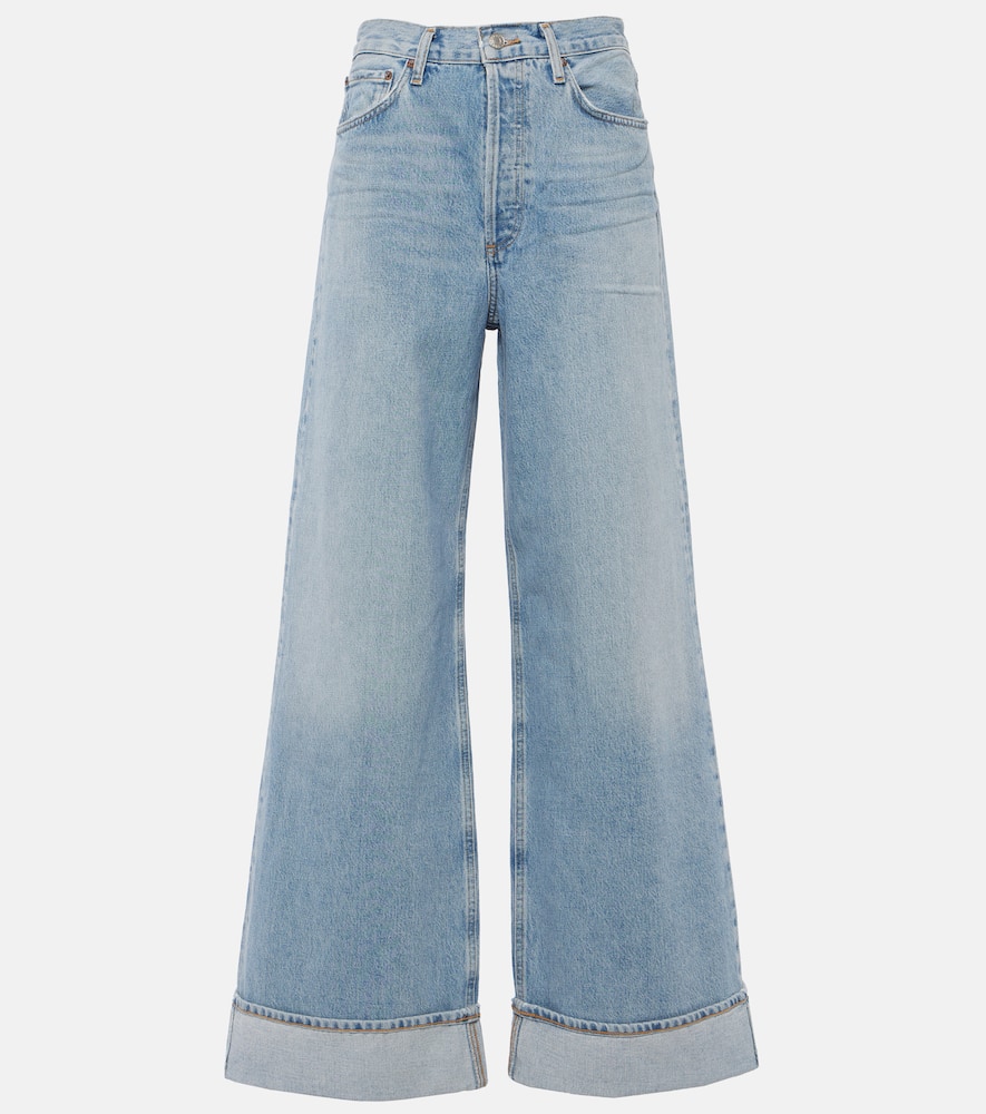 Agolde Dame high-rise wide-leg jeans