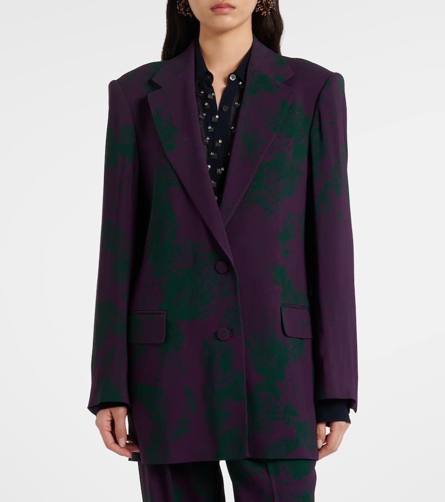 Printed blazer