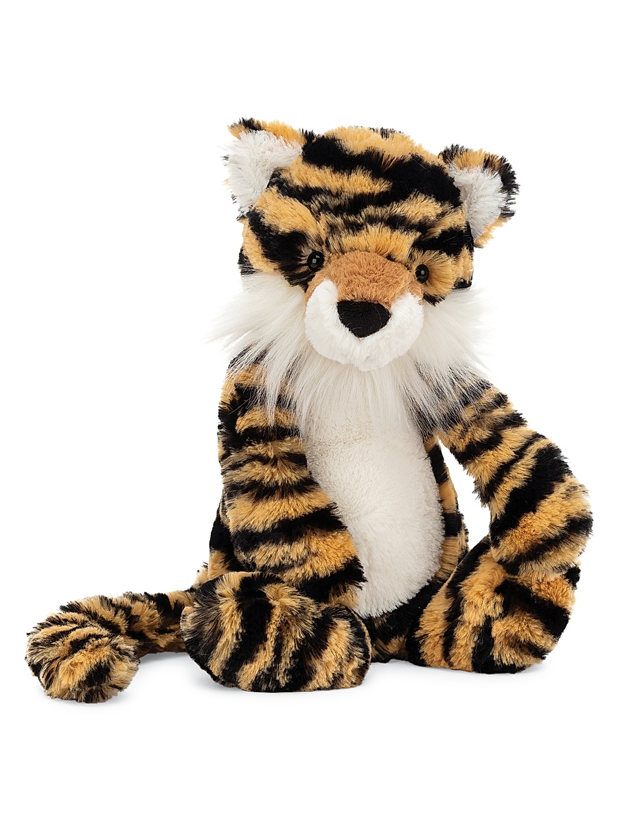 Bash Tiger Plush Toy - Light Orange