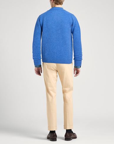 Man Cardigan Azure Size L Wool