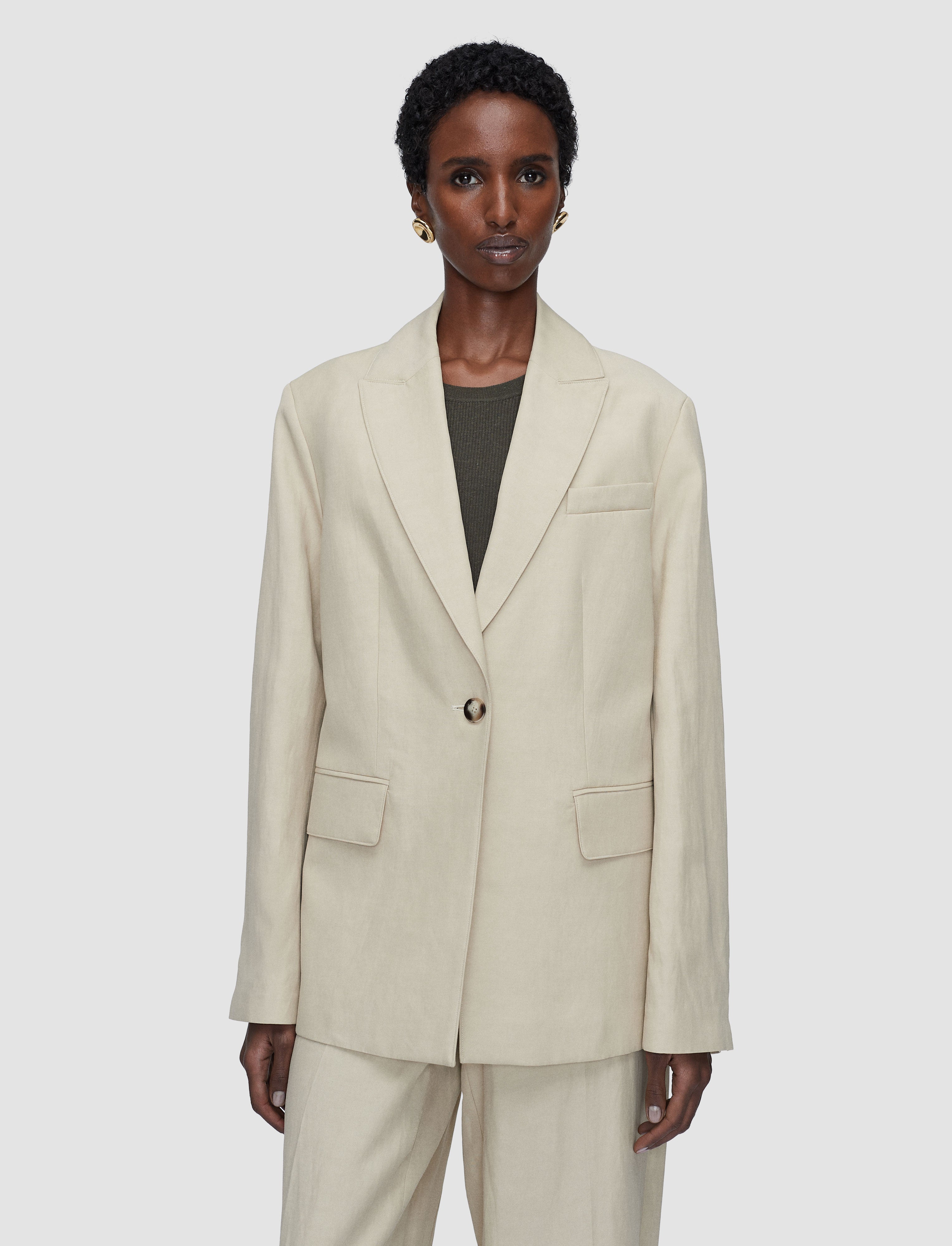 Rochd Light Linen Blend Jacket - 40