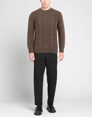 Cashmere Company Man Sweater Brown Size 38 Wool