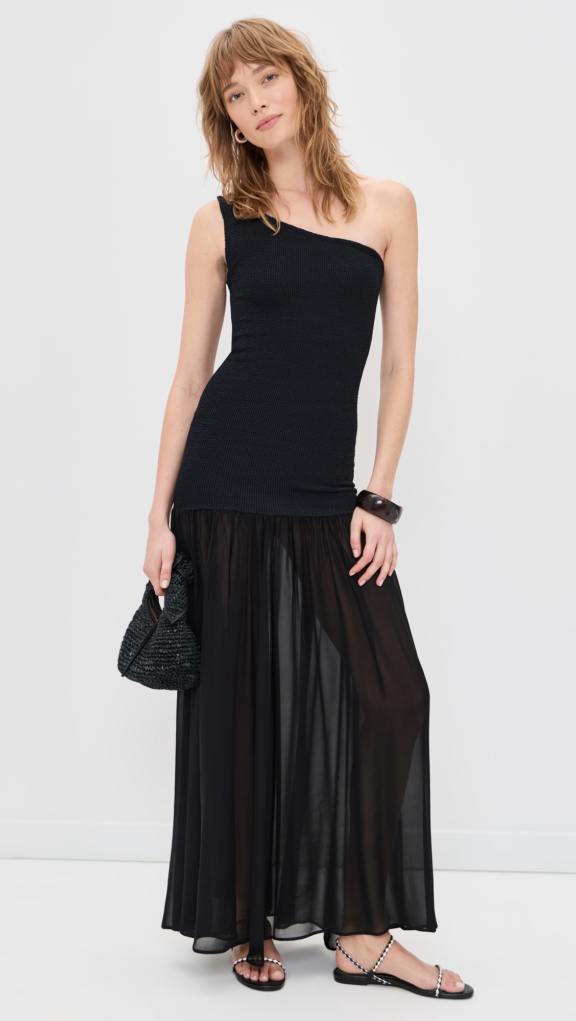 Nancy Hybrid Dress Black One Size