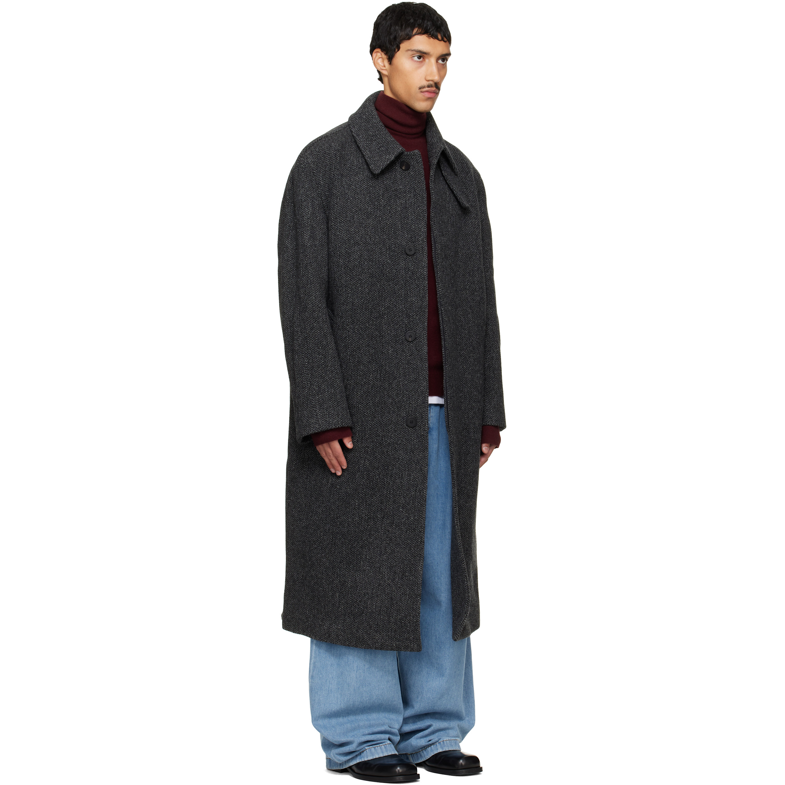 Gray Tweed Coat