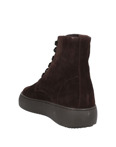 Man Ankle boots Dark brown Size 10 Leather