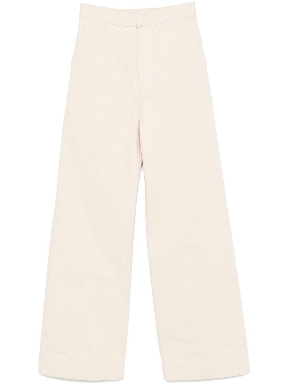 Pants Woman color Ivory