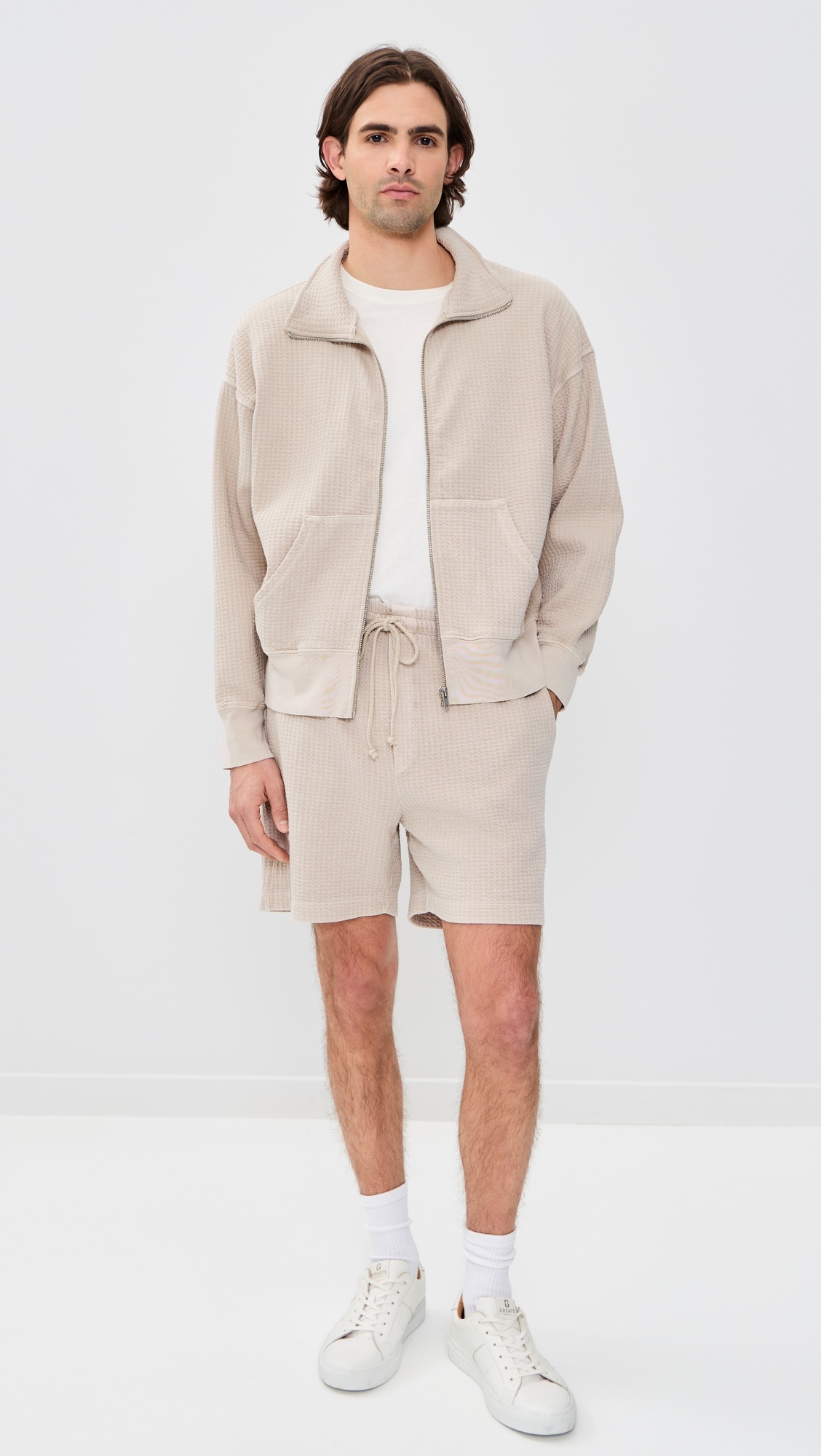 Silas Waffle Shorts 5.5 Bisque