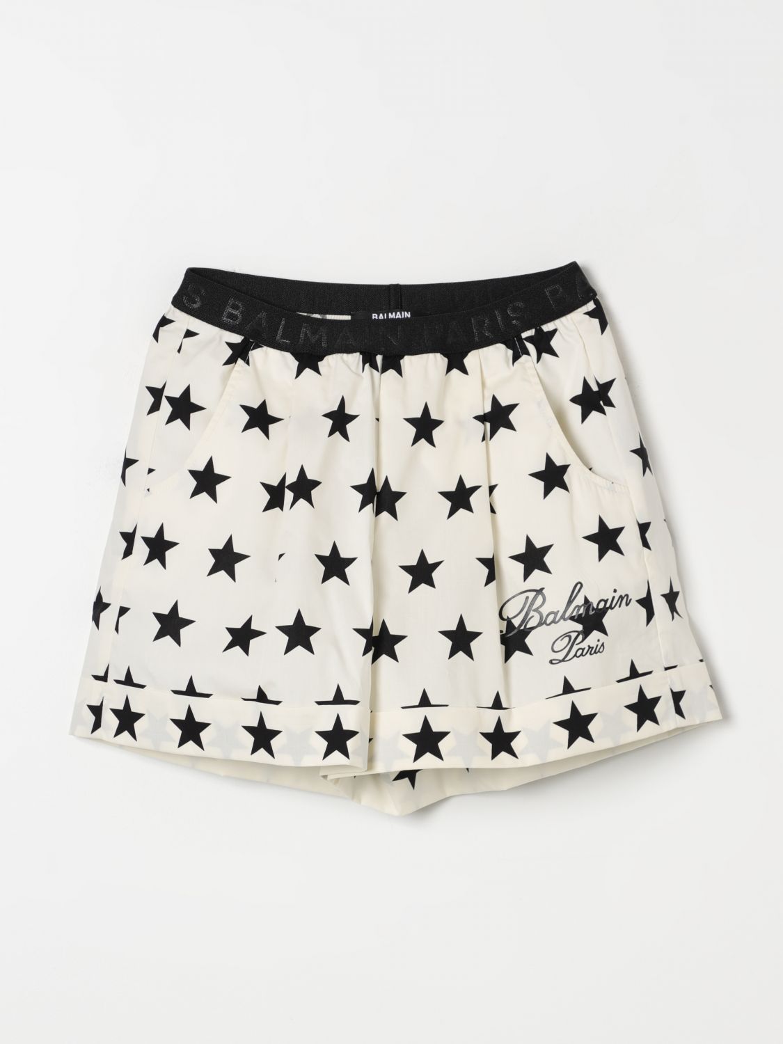 Shorts Kids color Yellow Cream