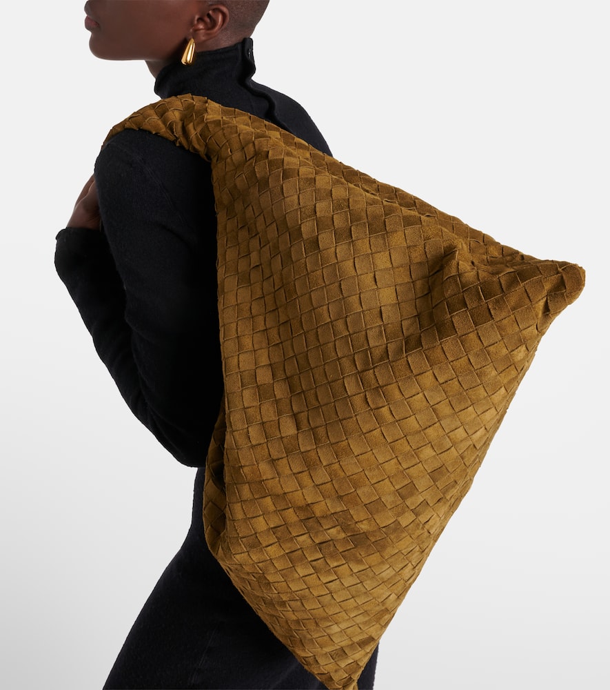 Hop Large suede tote bag