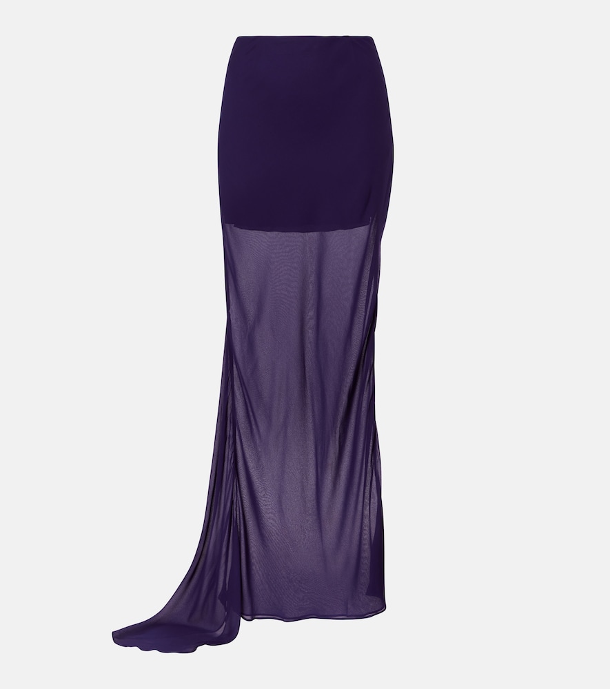 Diosa georgette maxi skirt