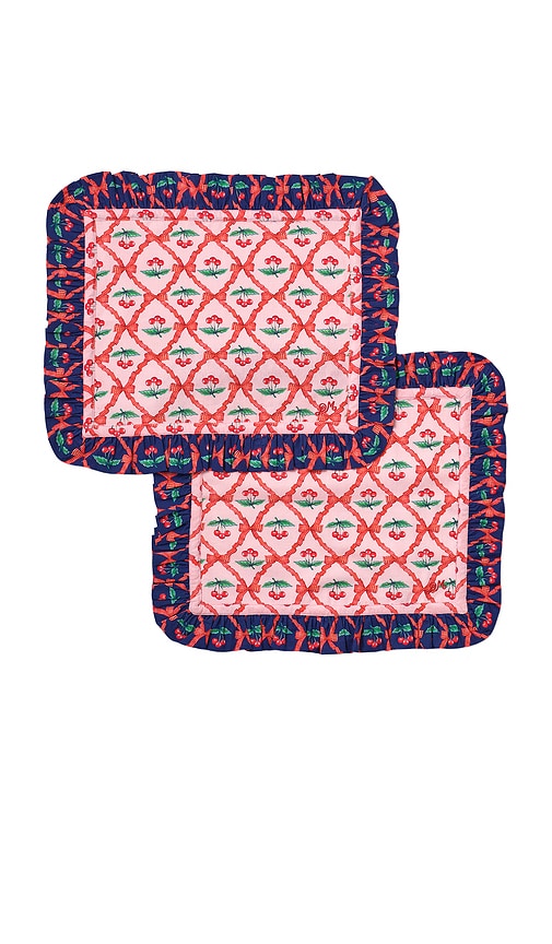 Damson Madder TISCHSET PLACEMAT - SET OF 2 in Pink