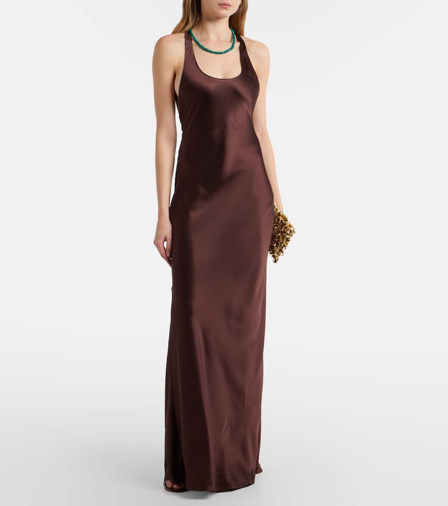 Juanita satin gown