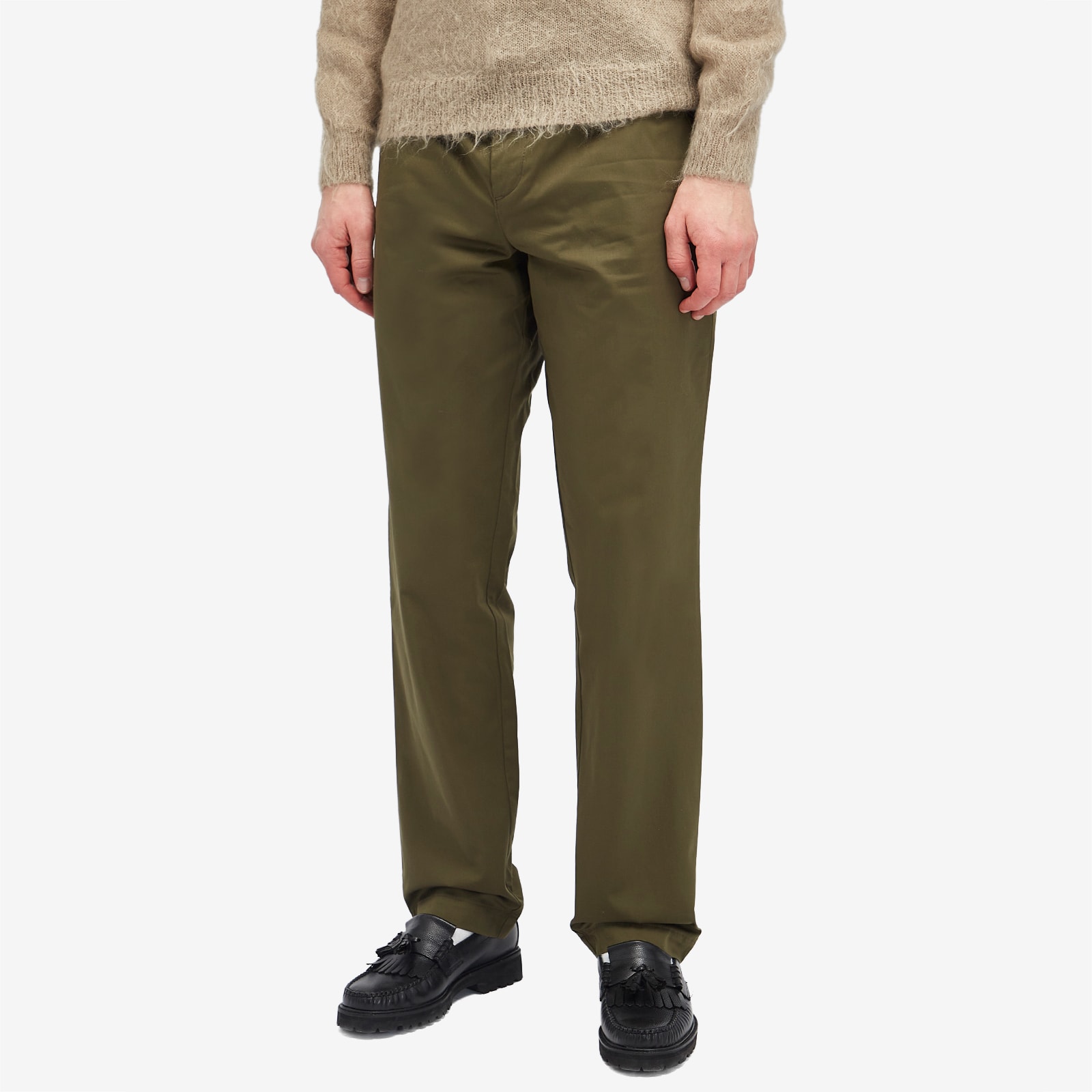 Men's Drawstring Trousers in Green