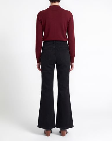 Woman Jeans Black Size 23 Cotton, Lyocell, Lycra