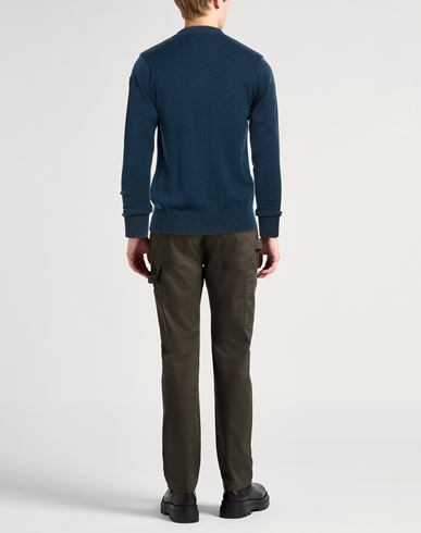 Man Sweater Navy Size M Virgin Wool