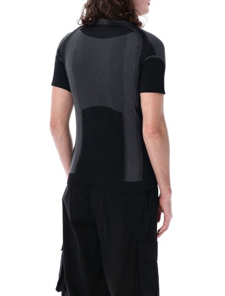 Misbhv Sport Europa Quarter-Zipped Knitted T-Shirt