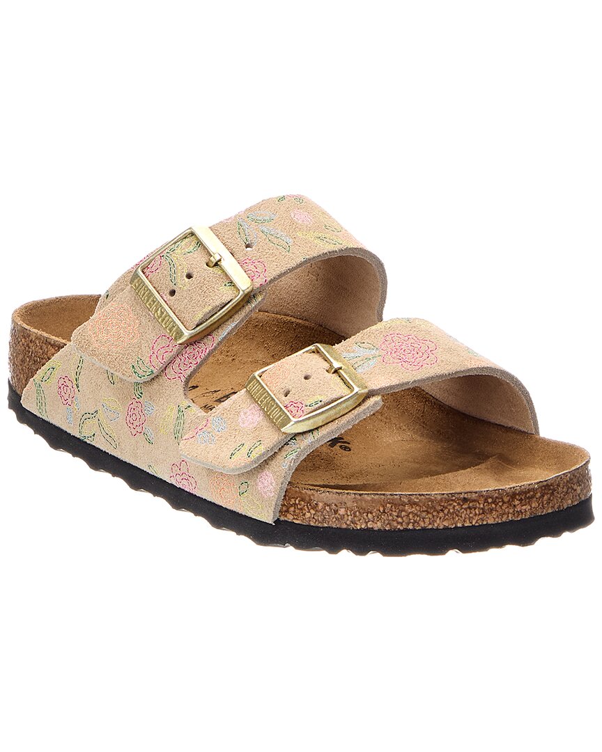 Arizona Flowers Sandcastle Suede Sandal