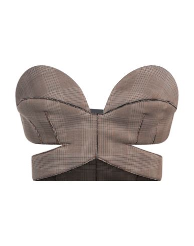 Woman Top Camel Size 6 Wool, Polyamide, Elastane
