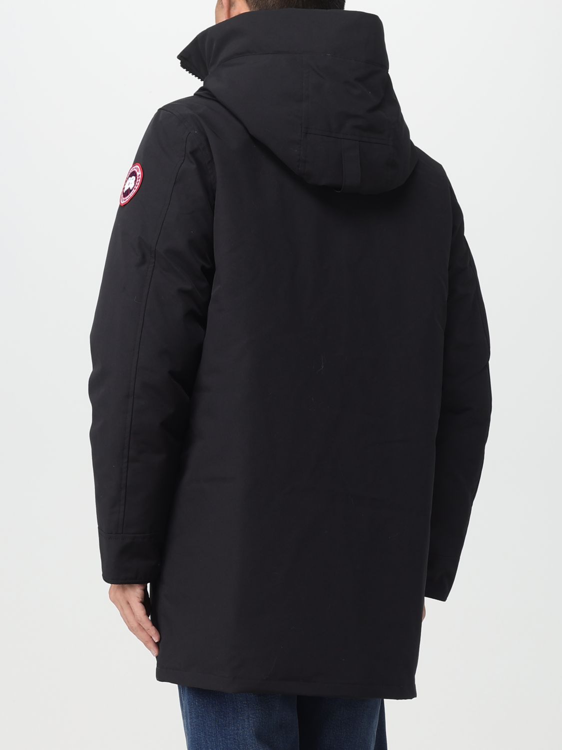 Coat Men color Black
