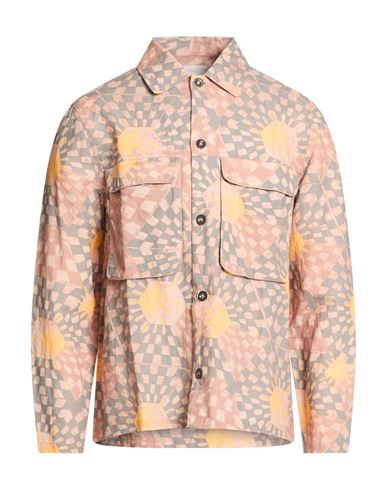 Man Shirt Sand Size S Linen, Cotton