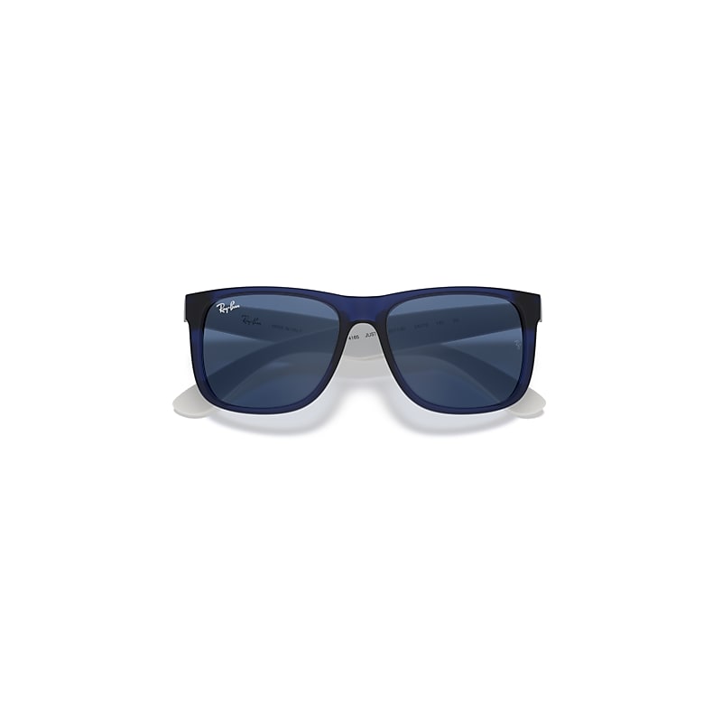 Ray-Ban Justin Color Mix Sunglasses Transparent Blue Frame Blue Lense