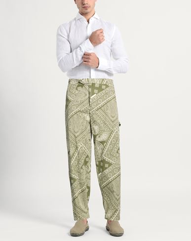 Man Pants Military green Size XL Cotton