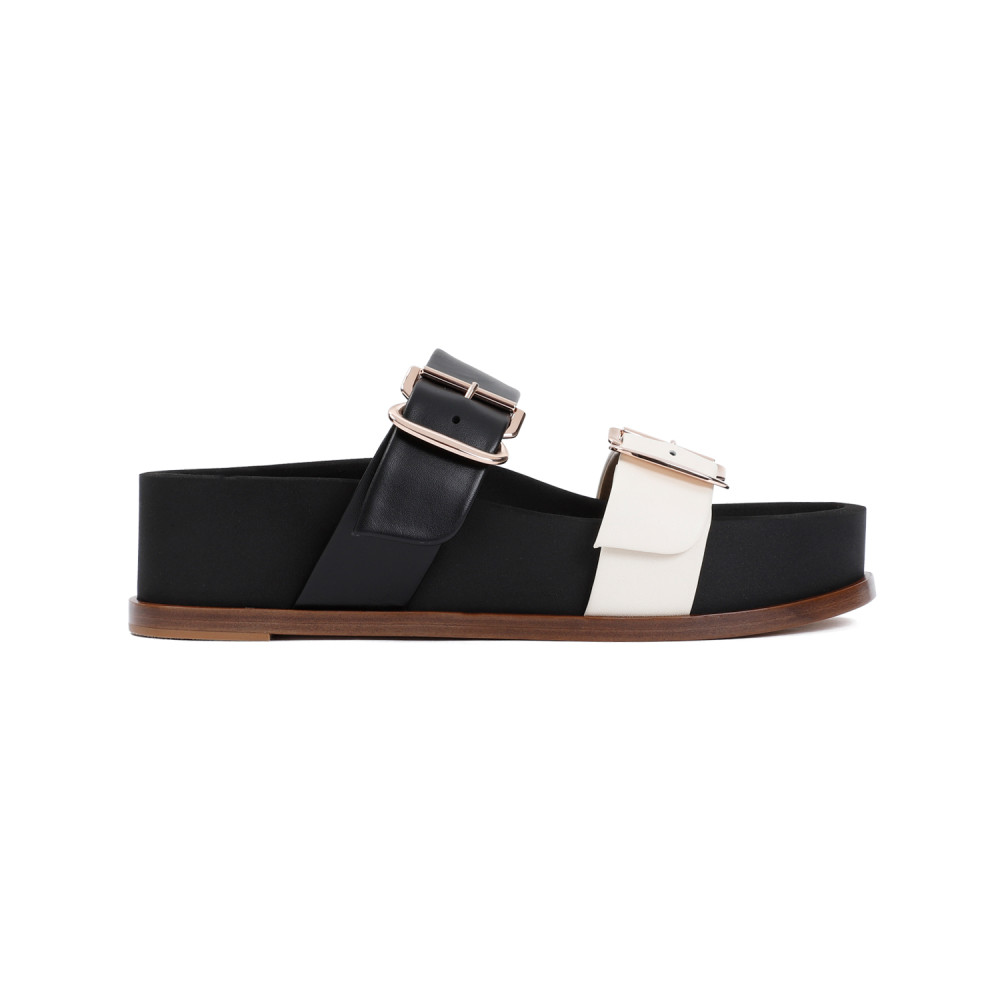 Black Wren Leather Sandals