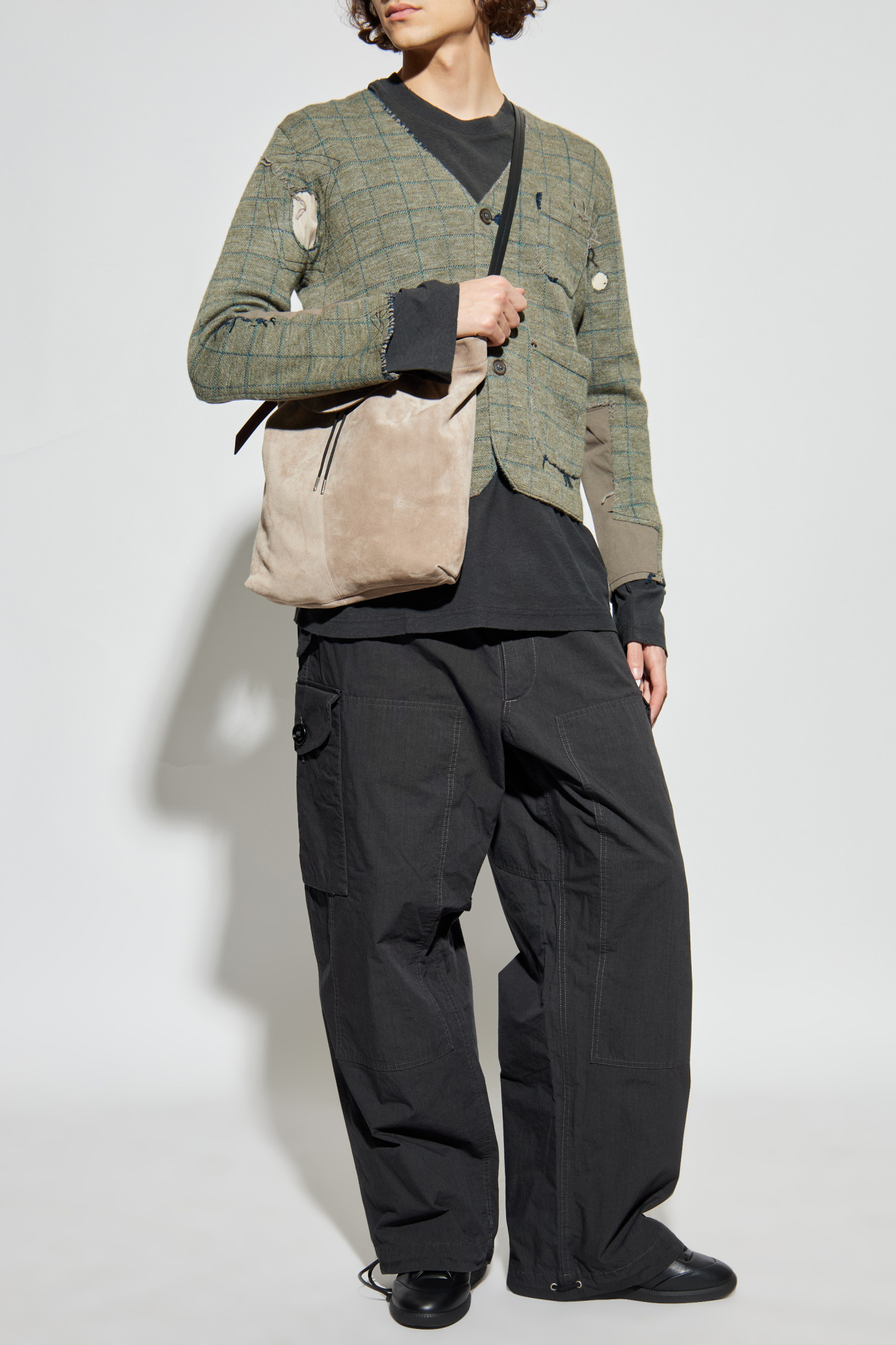Cargo Trousers, Men's, Black
