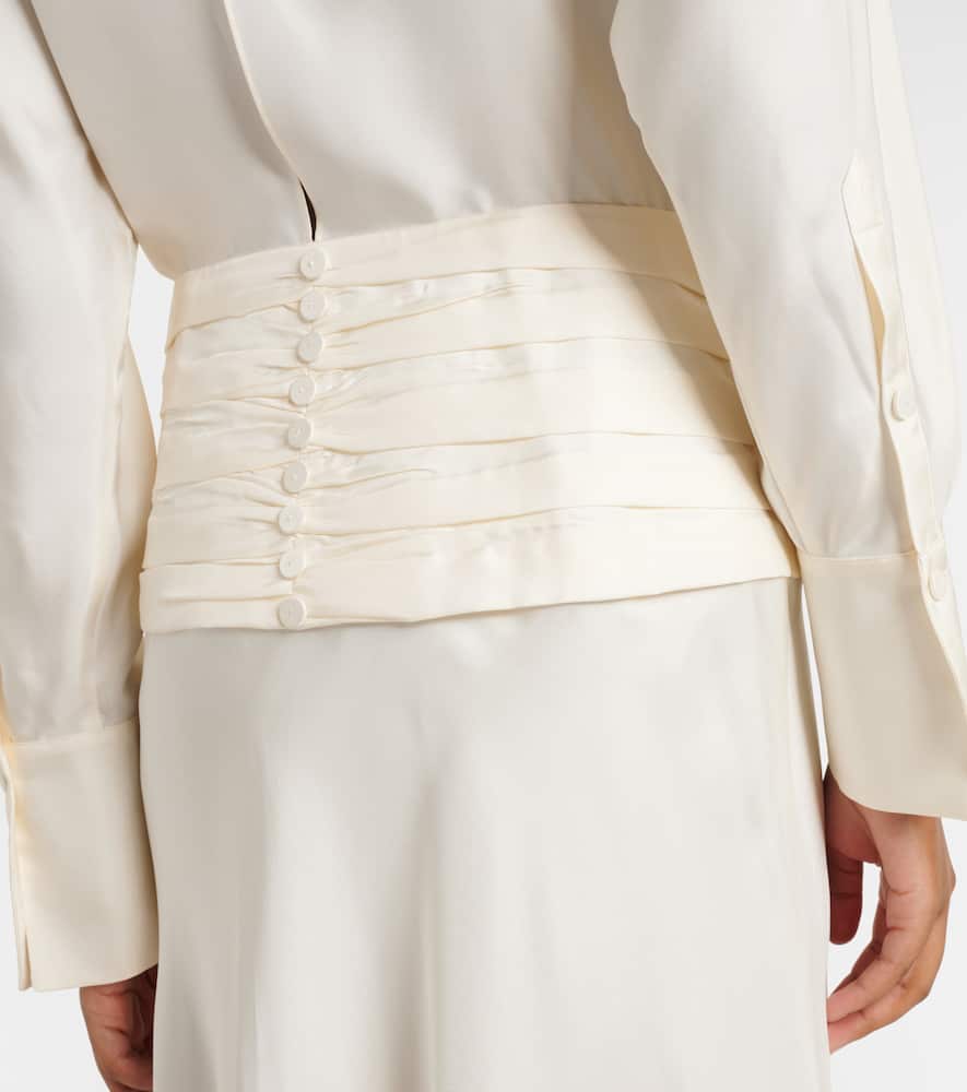 Róhe Silk gown
