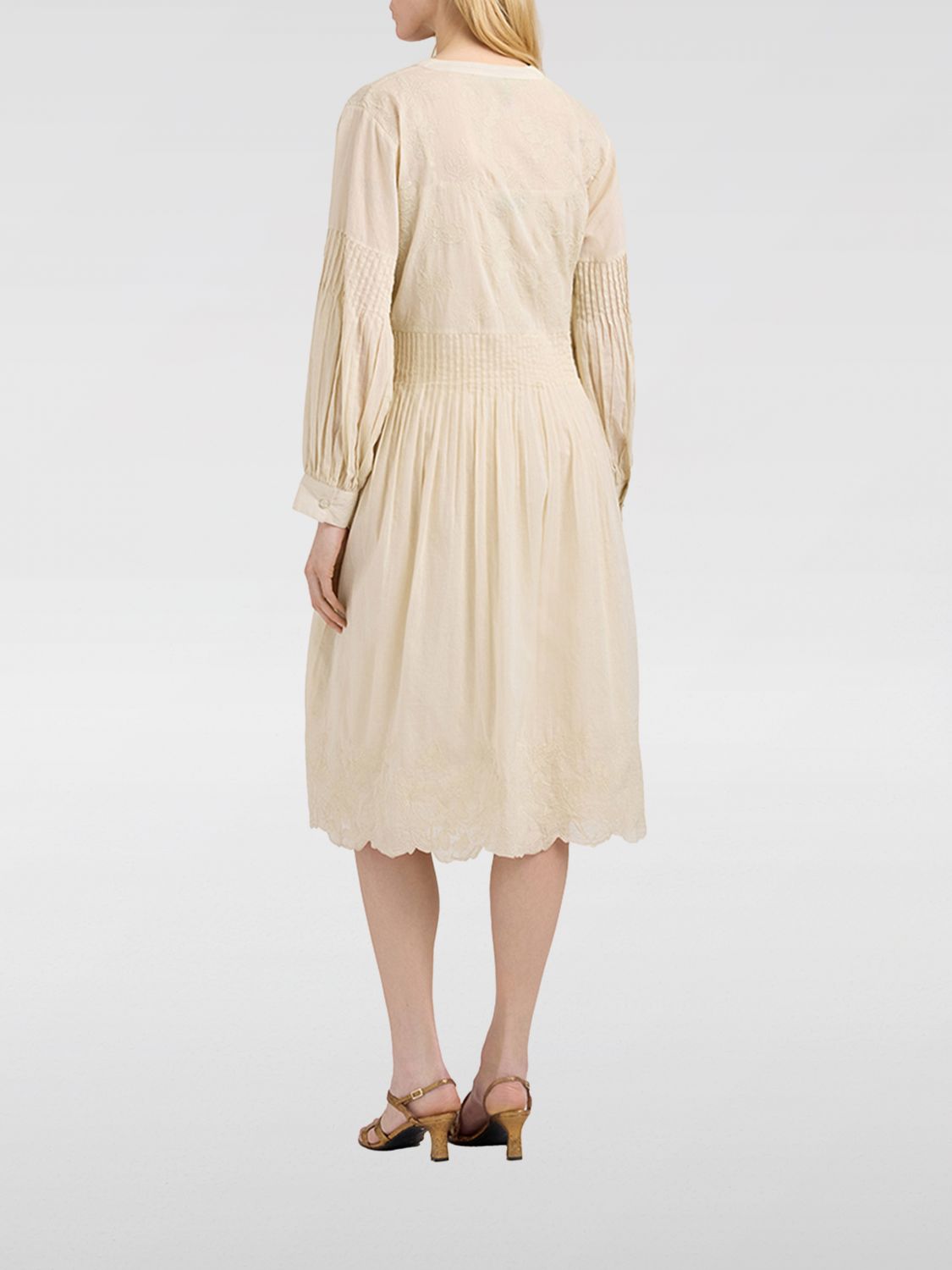 MOMONÌ Dress Woman color Beige