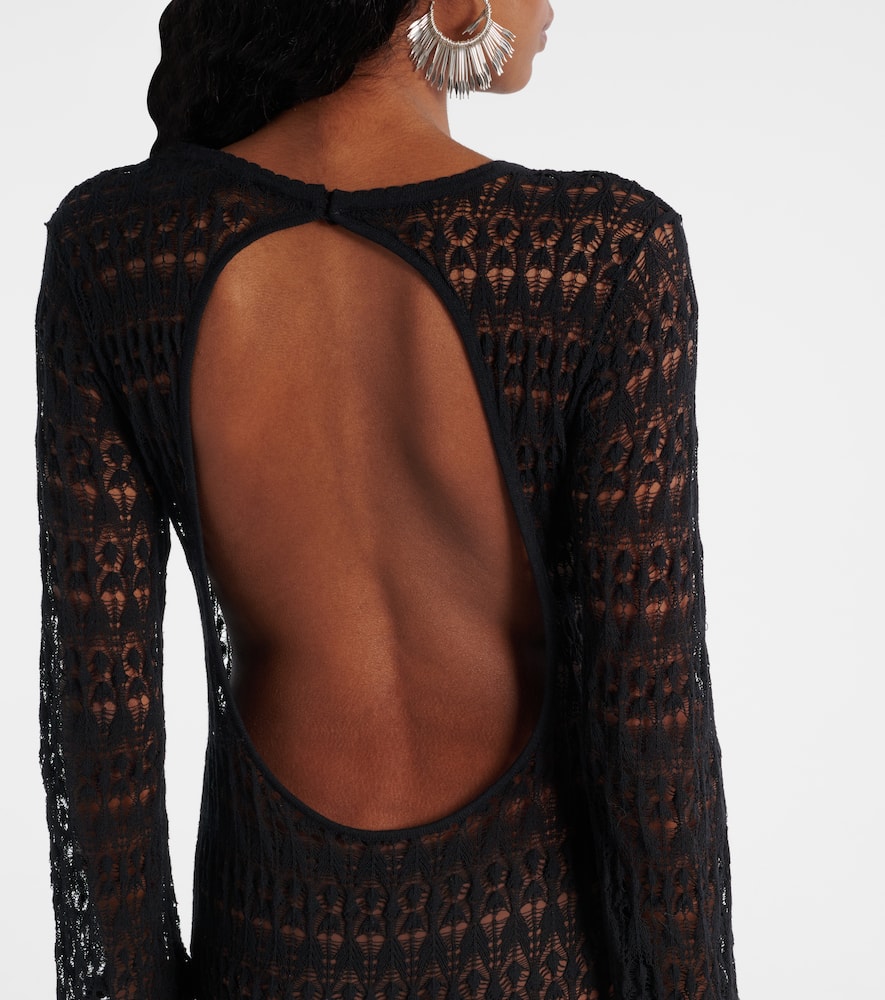 Paloma crochet cotton-blend maxi dress