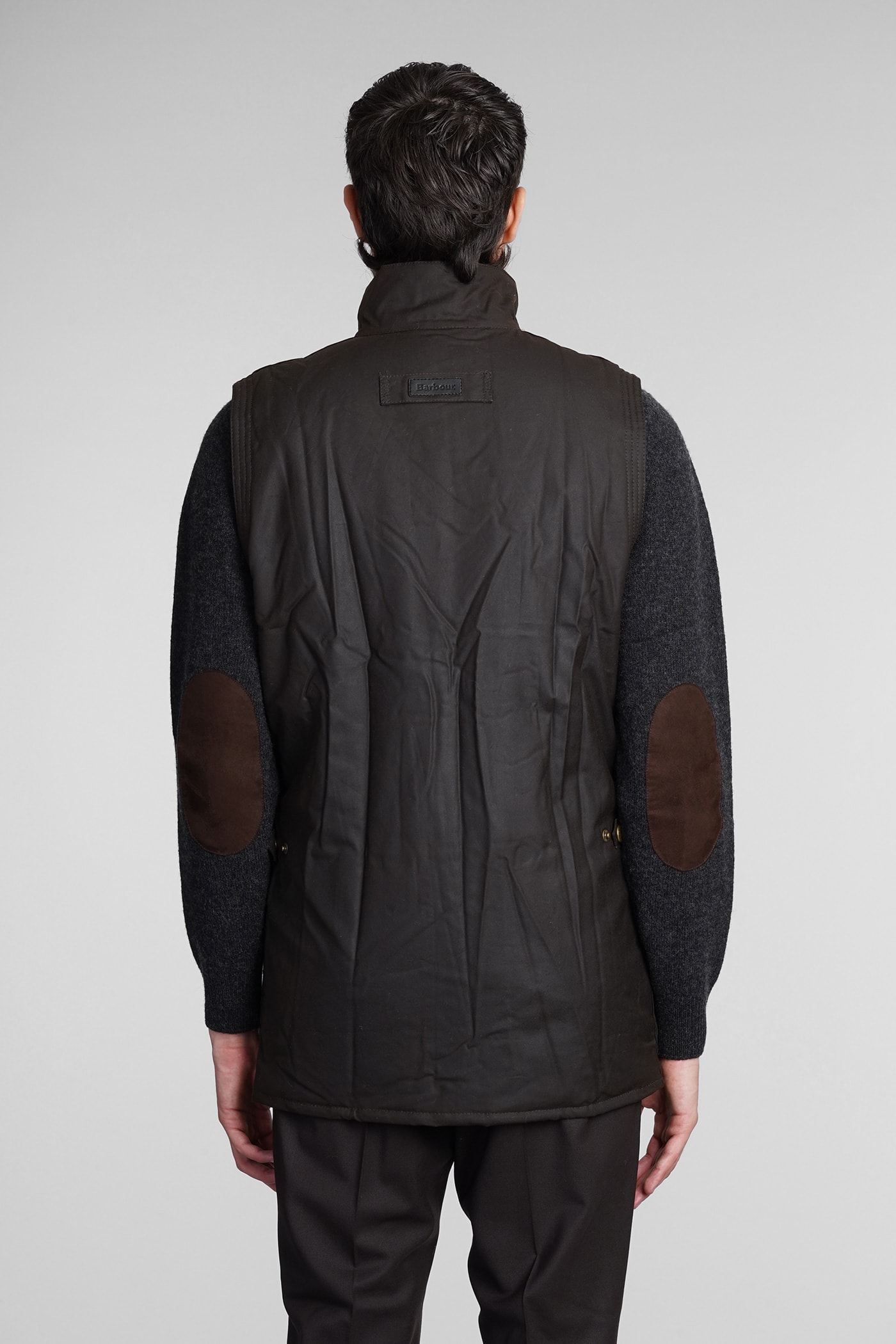 Casual Jacket In Green Cotton