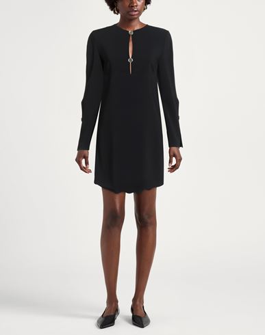 Woman Mini dress Black Size 2 Polyester, Elastane
